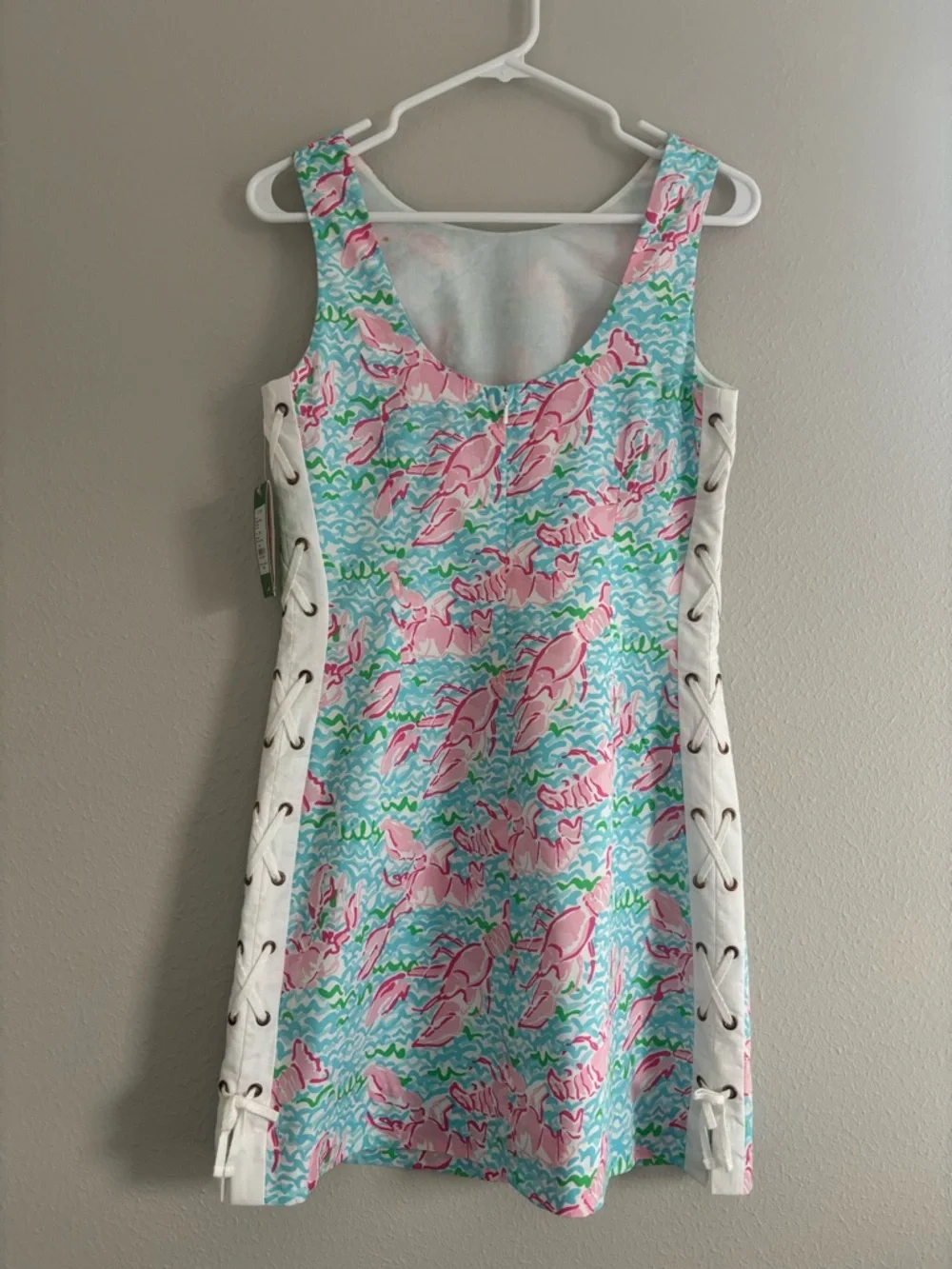 NWT Lilly Pulitzer Lobster Print Shift Dress - Picture 5 of 11